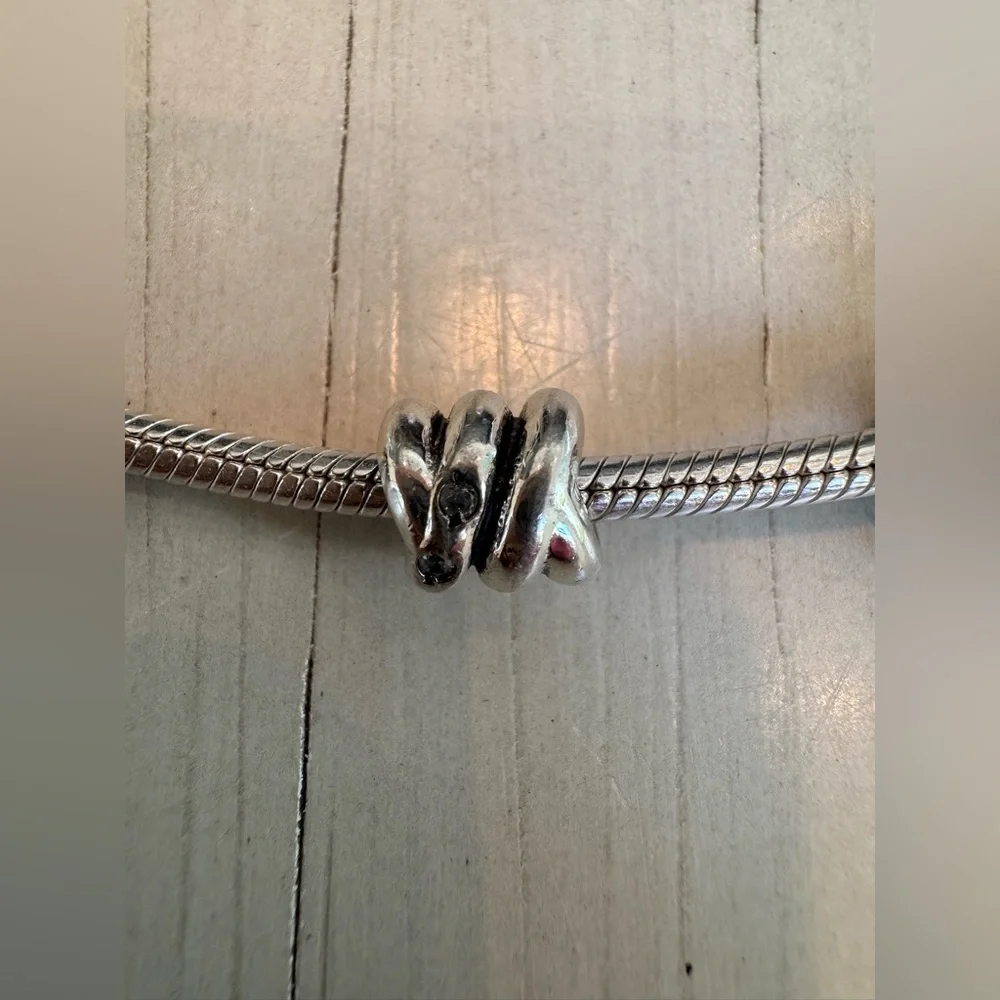 Biagi/Pandora 925 Sterling Silver Snake Bracelet with Vintage Charms - Picture 13 of 15